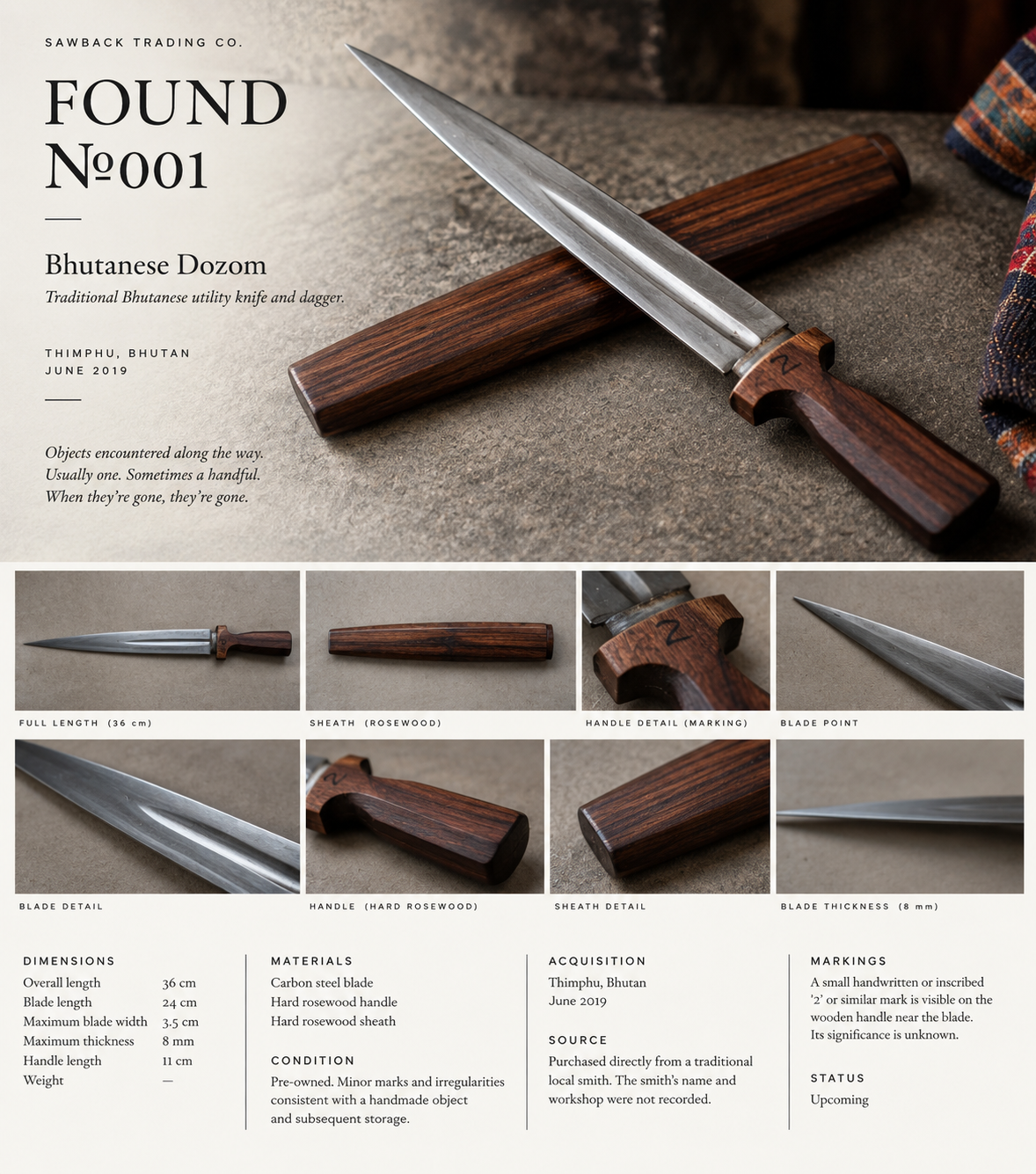 FOUND №001 — Bhutanese Dozom