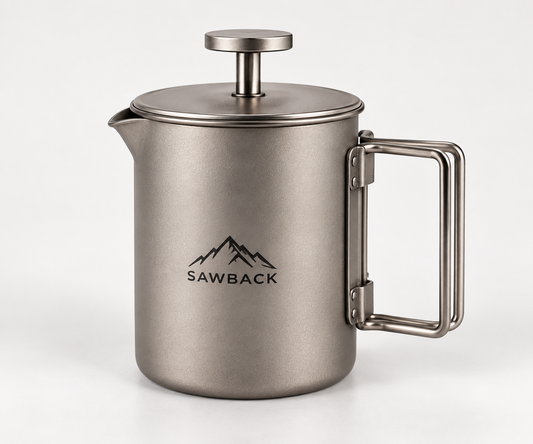 Sawback 750 mL Titanium Camp French Press
