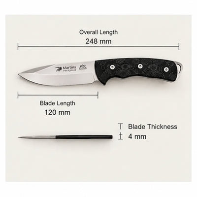 Martins Palaçoulo Bushcraft Knife + Firesteel